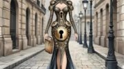 Платье, вдохновлённое эстетикой металла