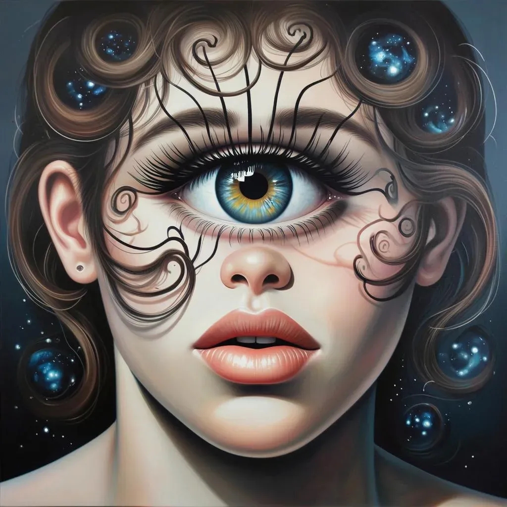 Инопланетянка мечты,космическая красота